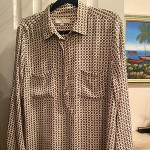 Ann Taylor Loft Long Sleeve Blouse - Sz Large